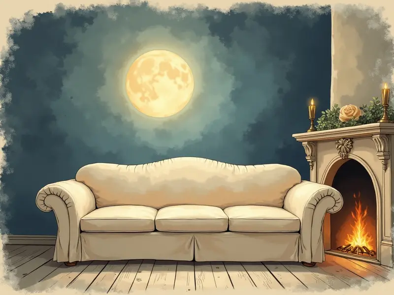 رسم توضيحي للحلم: أريكة