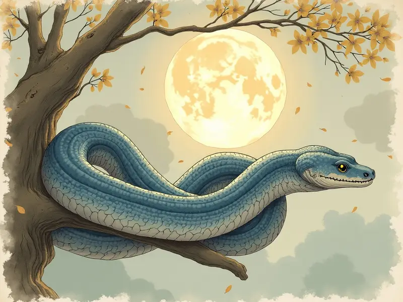 Ilustracja snu: الأناكوندا