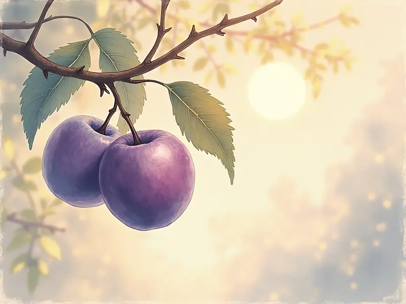 رسم توضيحي للحلم: البرقوق