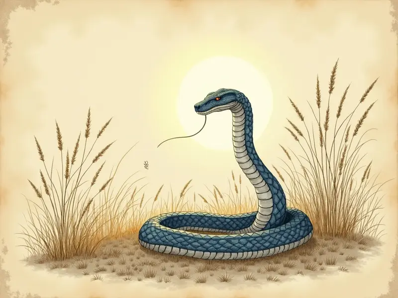 Ilustracja snu: الثعبان
