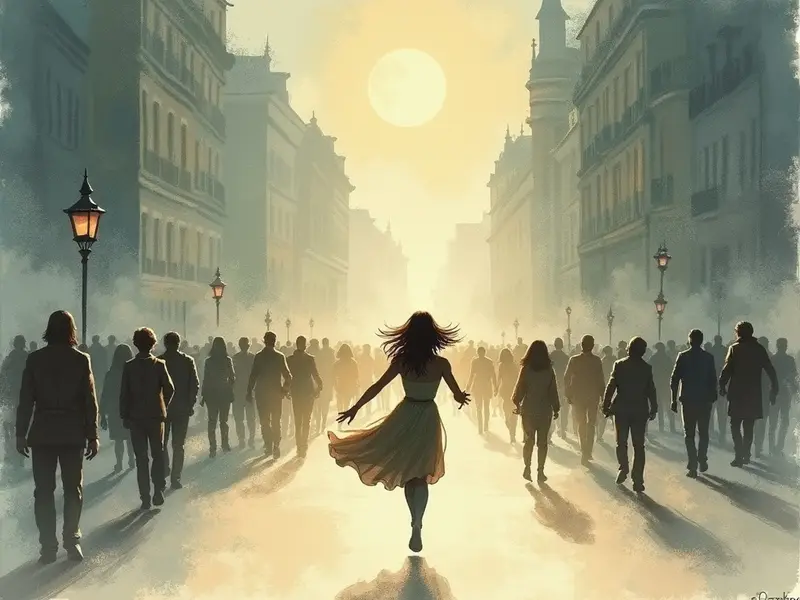 Ilustracja snu: الذعر