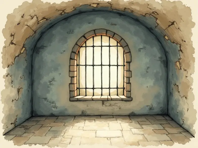رسم توضيحي للحلم: السجن
