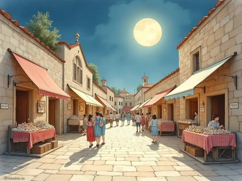 رسم توضيحي للحلم: السوق