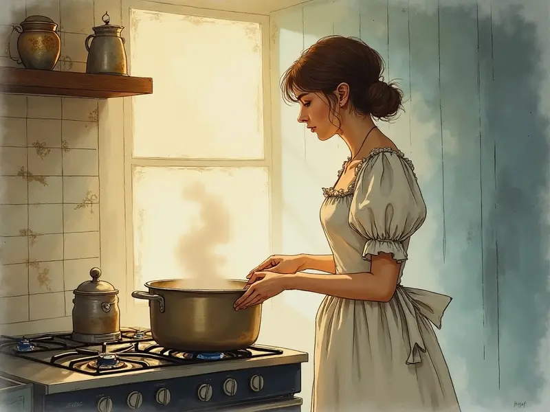 رسم توضيحي للحلم: الطبخ