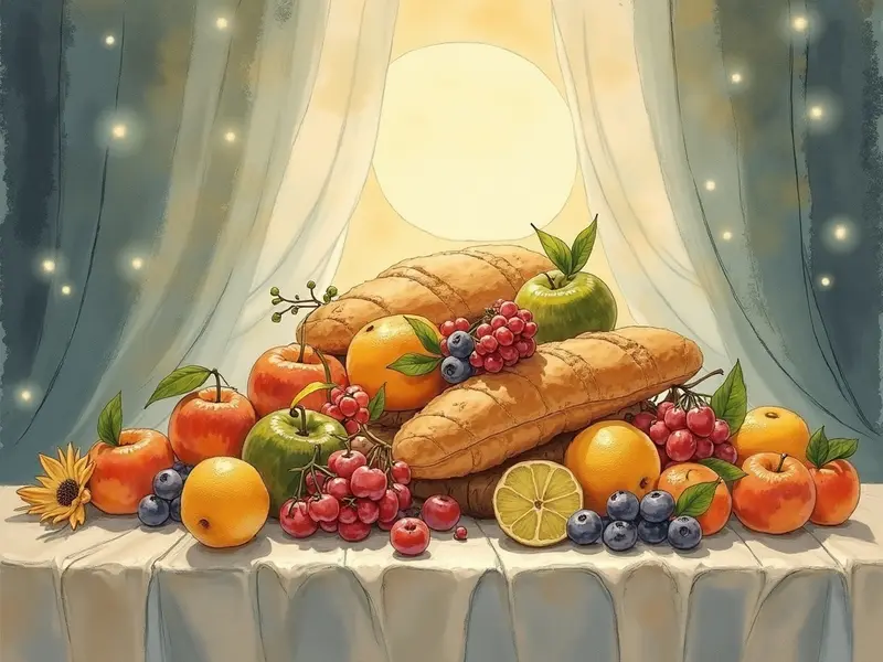 Ilustracja snu: الطعام