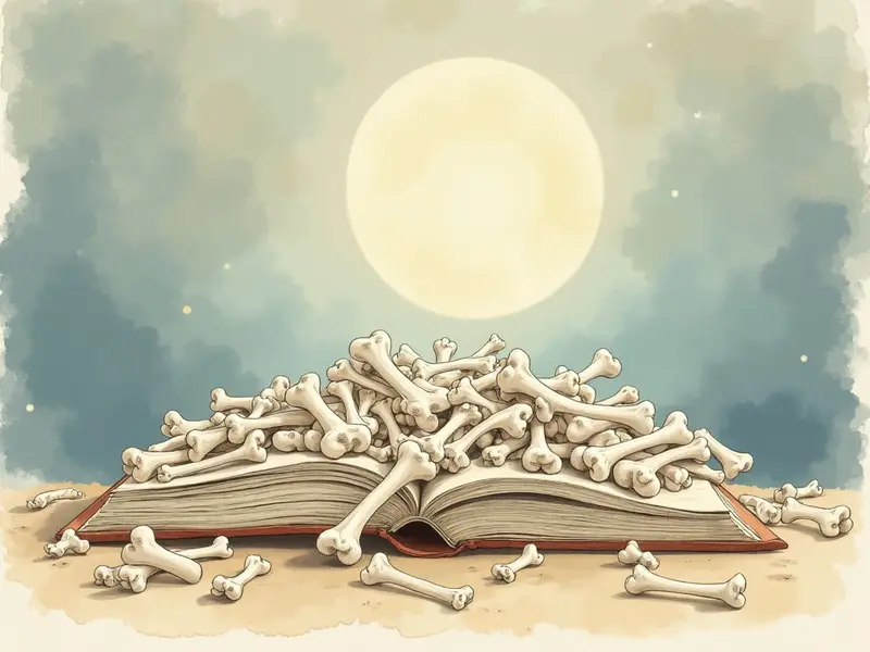 Ilustracja snu: العظام