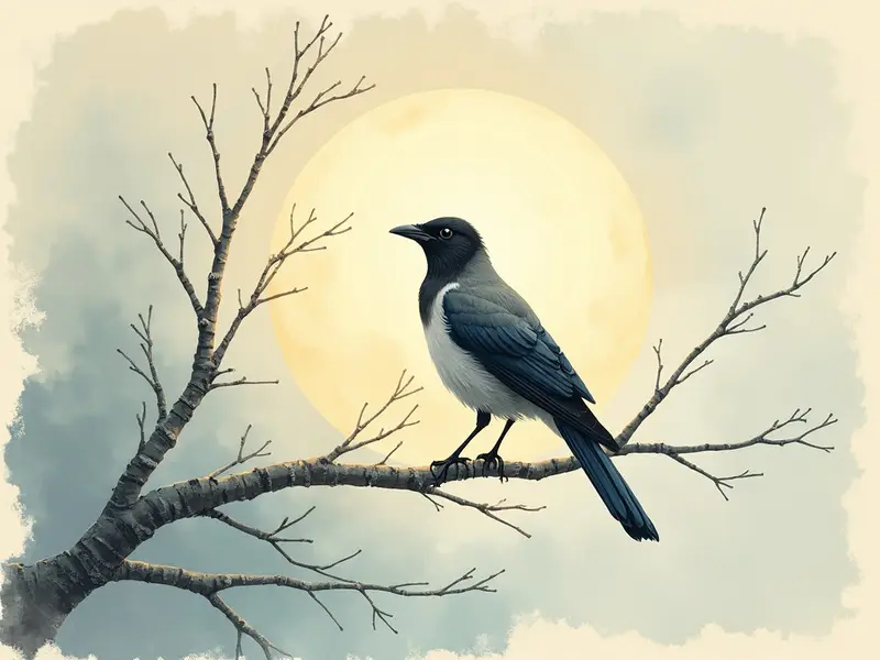 Ilustracja snu: الغراب