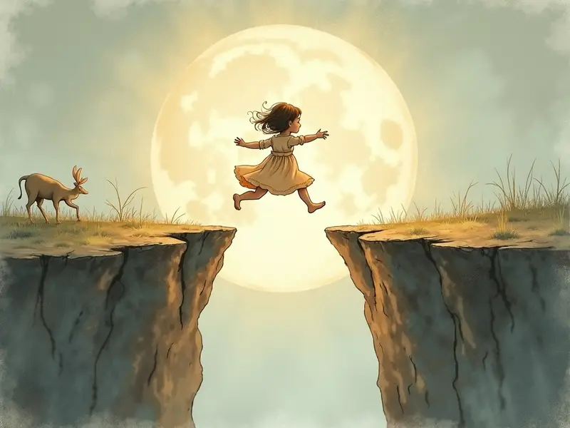 Ilustracja snu: القفز