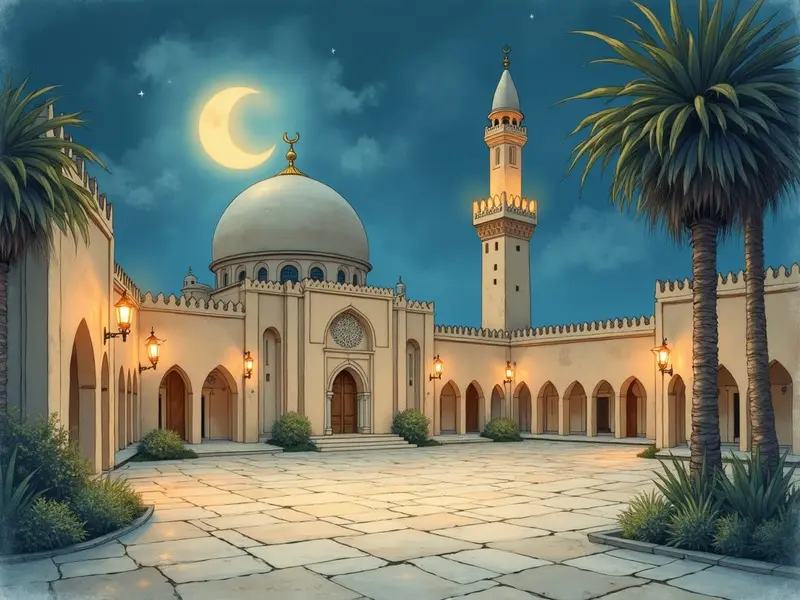 رسم توضيحي للحلم: المسجد