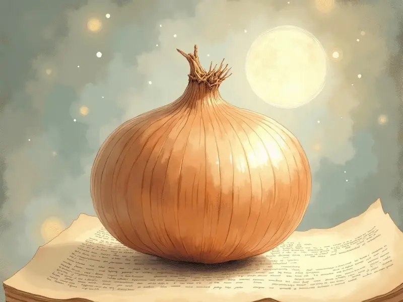 رسم توضيحي للحلم: بصل