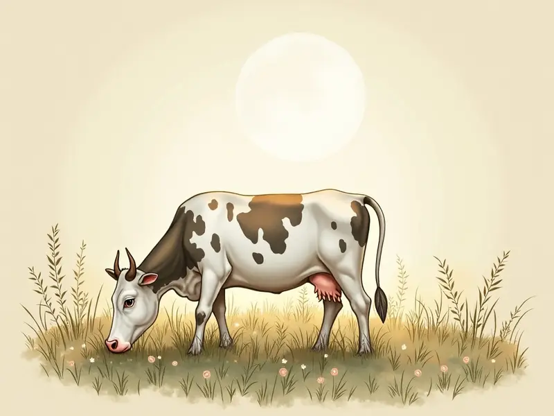 Ilustracja snu: بقرة
