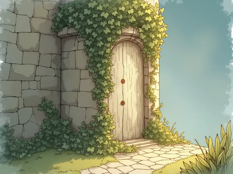 رسم توضيحي للحلم: جدار