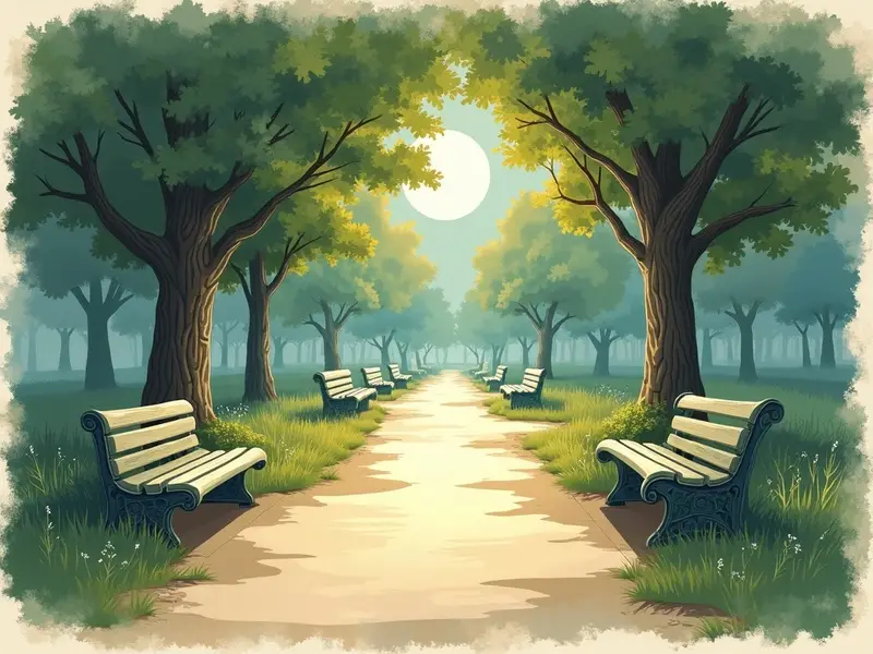 رسم توضيحي للحلم: حديقة عامة