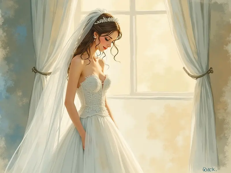 رسم توضيحي للحلم: خطيبة