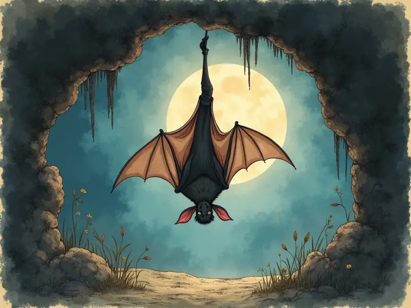 Ilustracja snu: خفاش