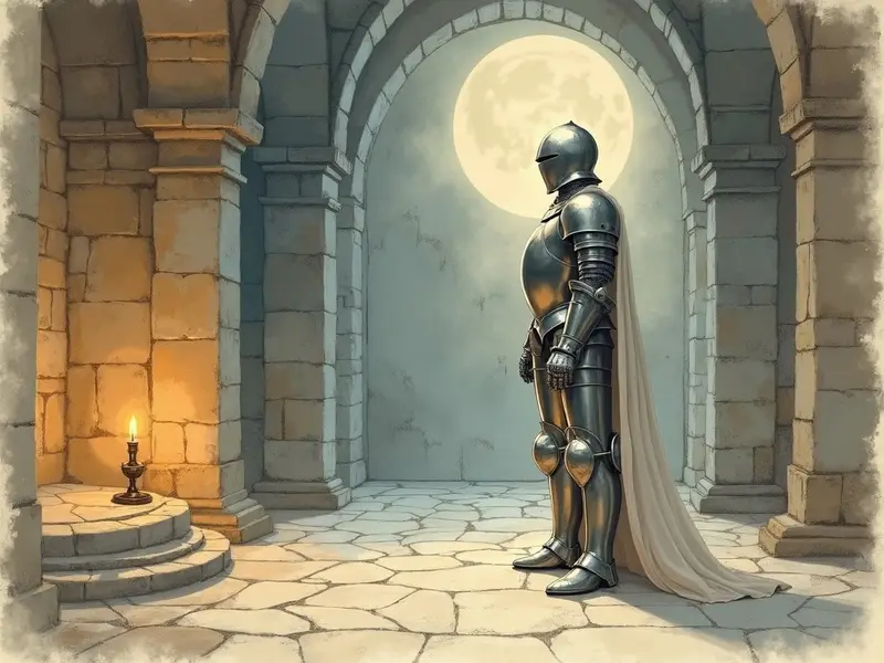رسم توضيحي للحلم: درع