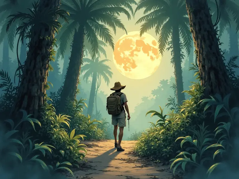 رسم توضيحي للحلم: رحلة استكشافية