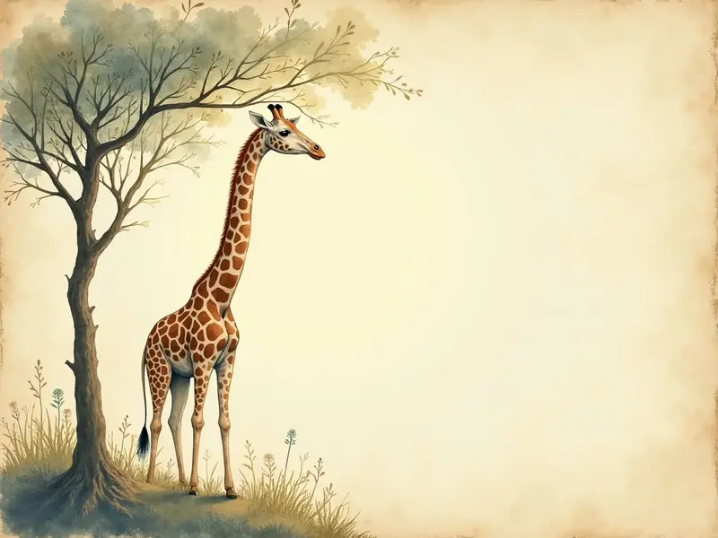 Ilustracja snu: زرافة