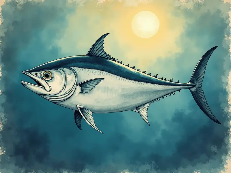 Ilustracja snu: سمك التونة