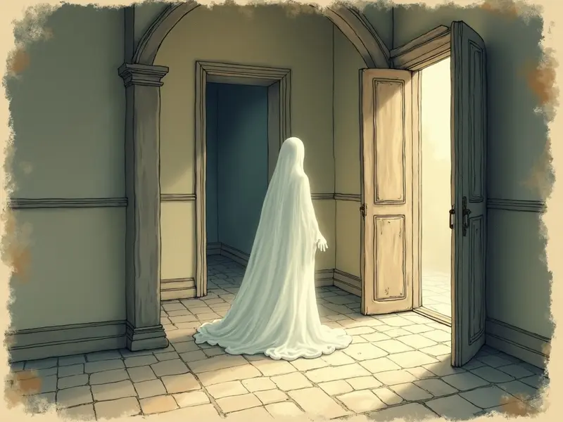 رسم توضيحي للحلم: شبح