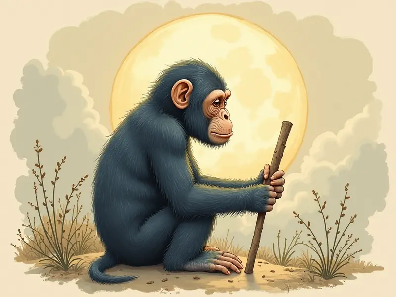 Ilustracja snu: شمبانزي