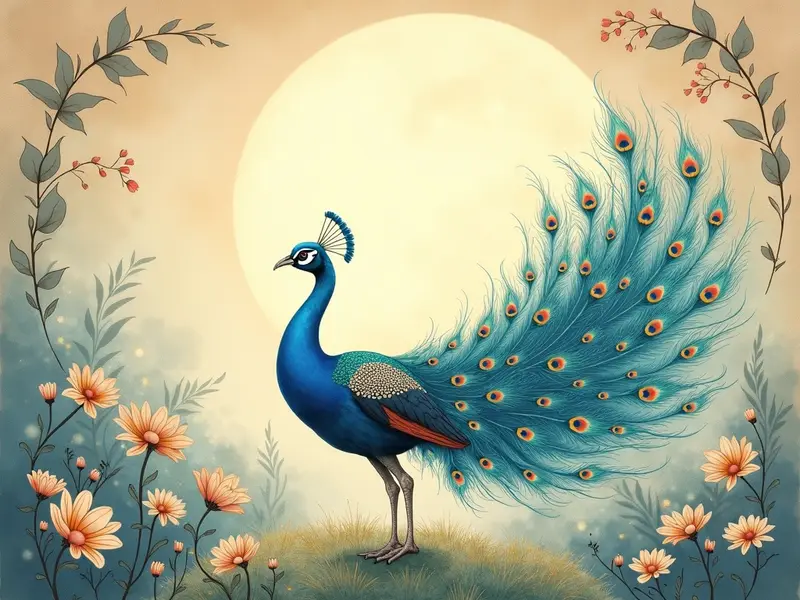 Ilustracja snu: طاووس