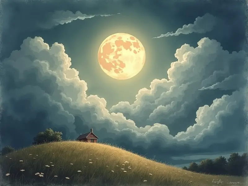 Ilustracja snu: عاصفة