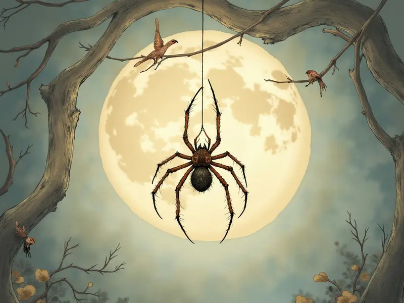 Ilustracja snu: عنكبوت