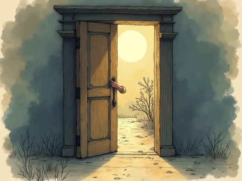 Ilustracja snu: فتح الباب