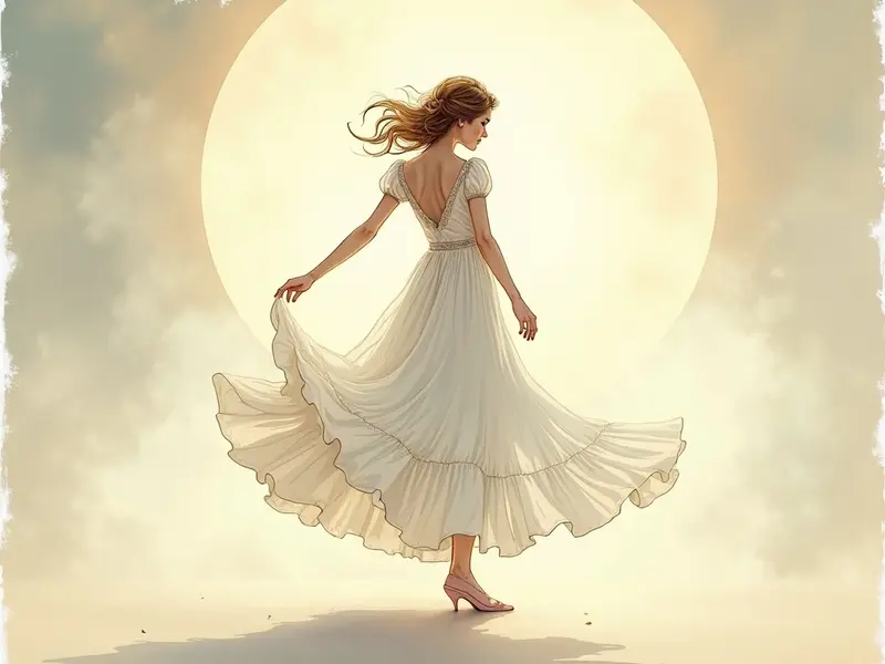 Ilustracja snu: فستان