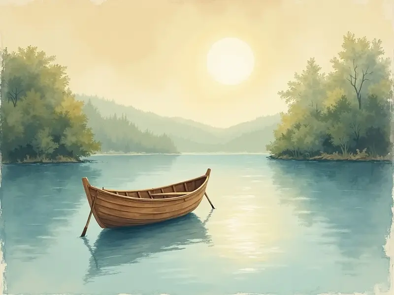 رسم توضيحي للحلم: قارب