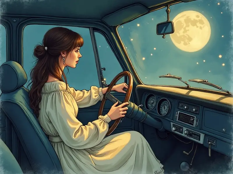 Ilustracja snu: قيادة السيارة