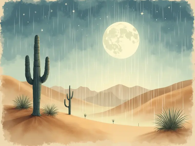 Ilustracja snu: مطر