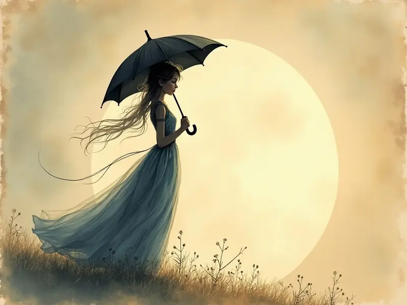Ilustracja snu: مظلة