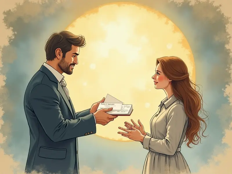 رسم توضيحي للحلم: مكافأة مالية