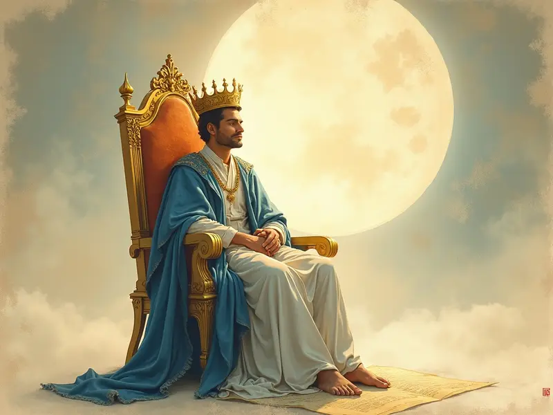 رسم توضيحي للحلم: ملك